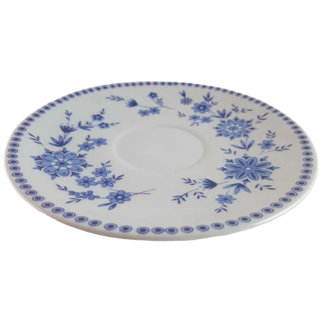 [45815570] Untertasse für Kaffee 14,2 cm Seltmann Weiden Doris Bayerisch Blau Bild 2