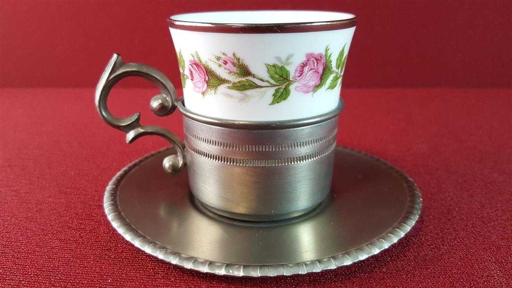 [45815575] Mokkatasse mit Untertasse Tasse Espressotasse 3tlg Bareuther Waldsassen gebraucht - gut Bild 4