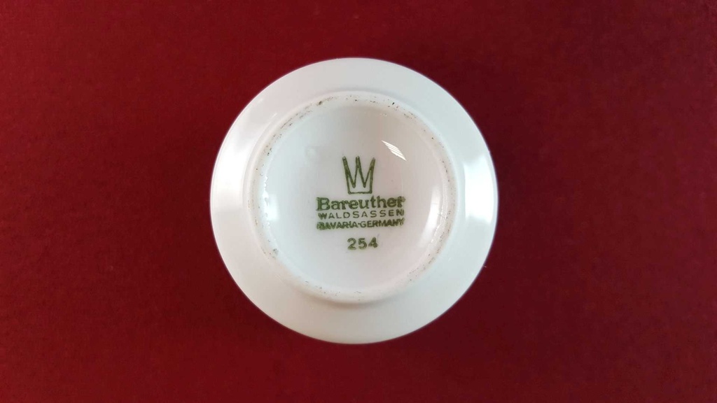 [45815575] Mokkatasse mit Untertasse Tasse Espressotasse 3tlg Bareuther Waldsassen gebraucht - gut Bild 9