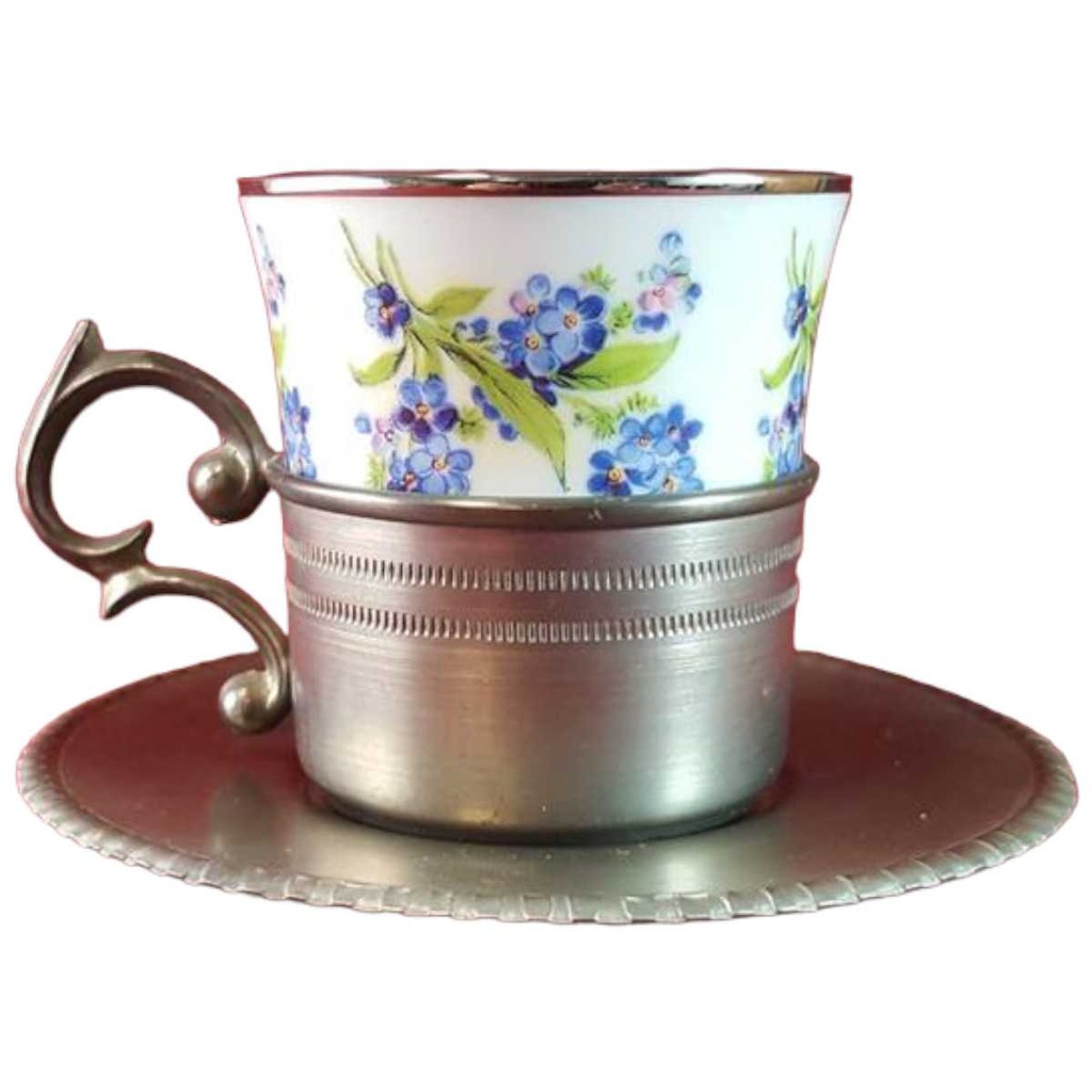 [45815576] Mokkatasse mit Untertasse Tasse Espressotasse 3tlg Bareuther Waldsassen gebraucht - gut Bild 2