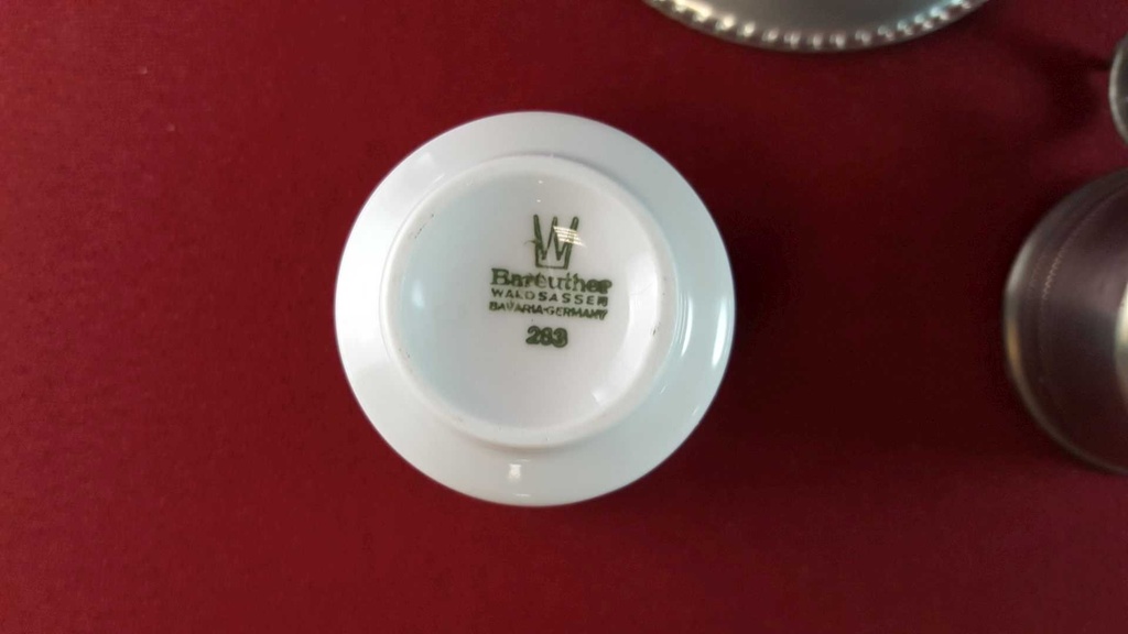 [45815576] Mokkatasse mit Untertasse Tasse Espressotasse 3tlg Bareuther Waldsassen gebraucht - gut Bild 6