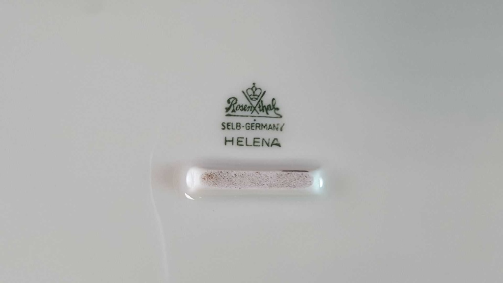 [45815578] Schüssel Servierschüssel mit Griffen Goldrand Rosenthal Helena Beige gebraucht - gut Bild 6