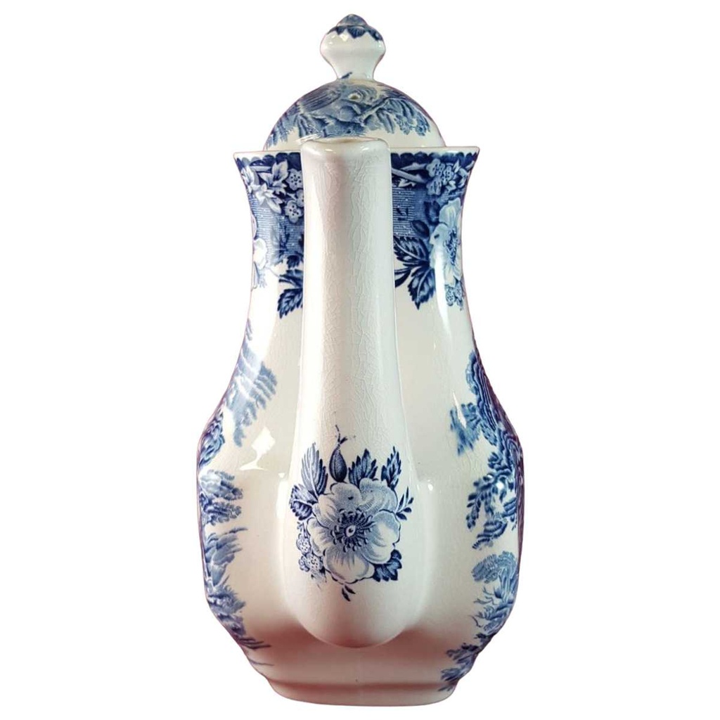 [45815584] Kaffeekanne 1,1 L Enoch Wedgwood Woodland Blau gebraucht - akzeptabel Bild 2