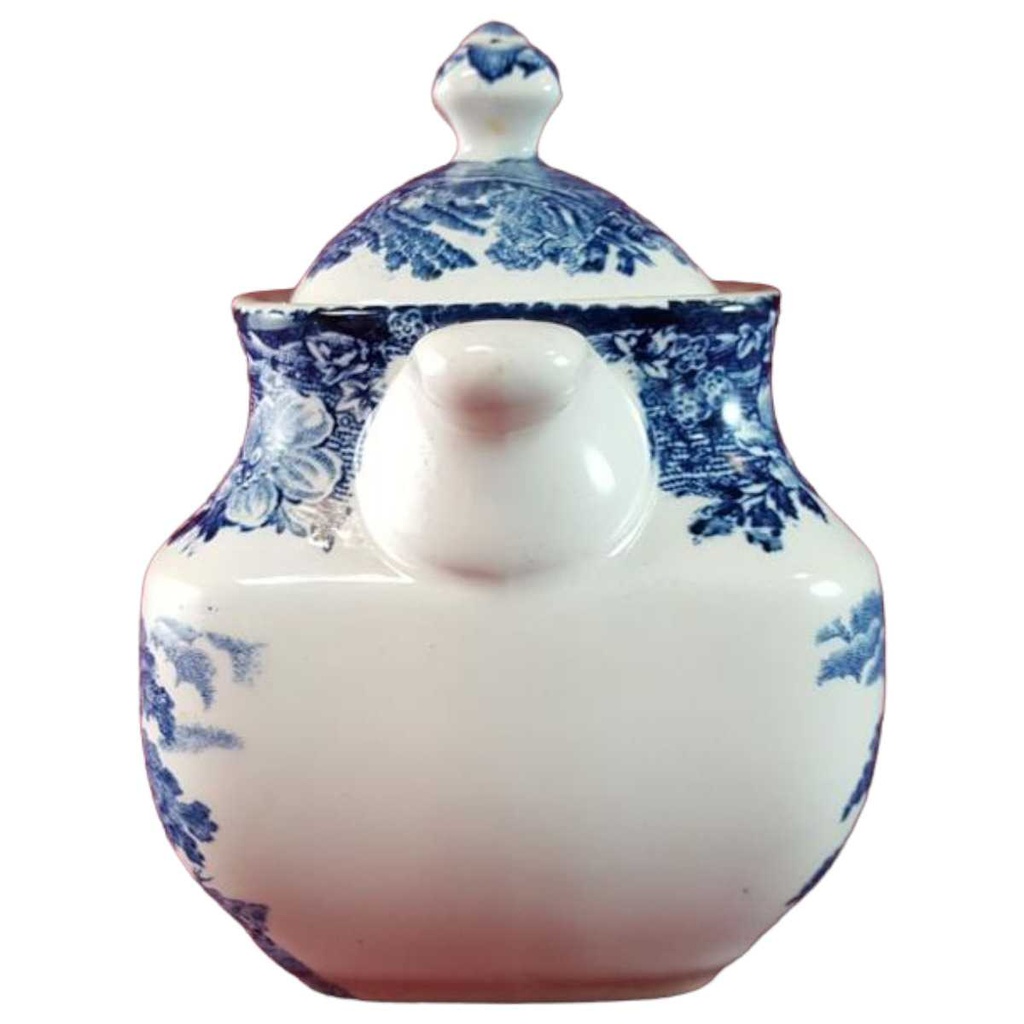[45815585] Zuckerdose Enoch Wedgwood Woodland Blau gebraucht - gut Bild 2