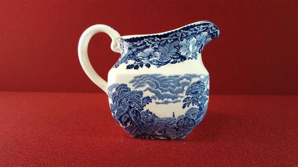[45815586] Milchkännchen Enoch Wedgwood Woodland Blau gebraucht - gut Bild 3