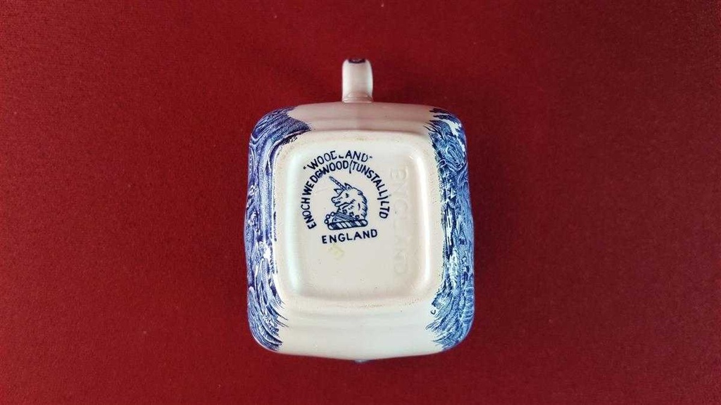 [45815586] Milchkännchen Enoch Wedgwood Woodland Blau gebraucht - gut Bild 6