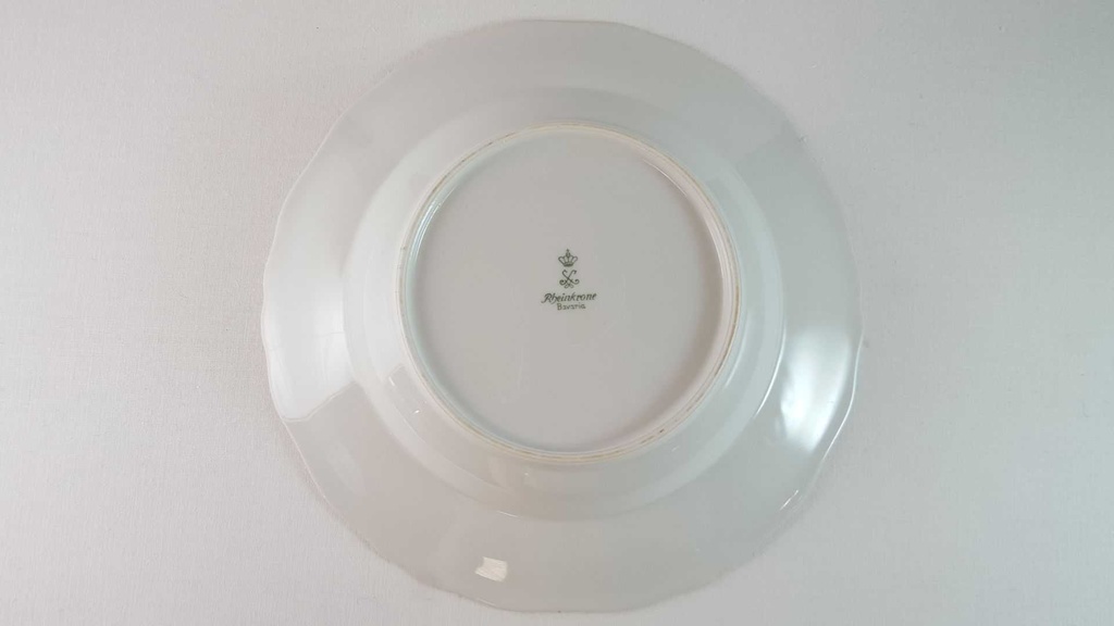 [45815606] Suppenteller Bavaria 4,4 cm Rheinkrone Streublume gebraucht - akzeptabel Bild 5