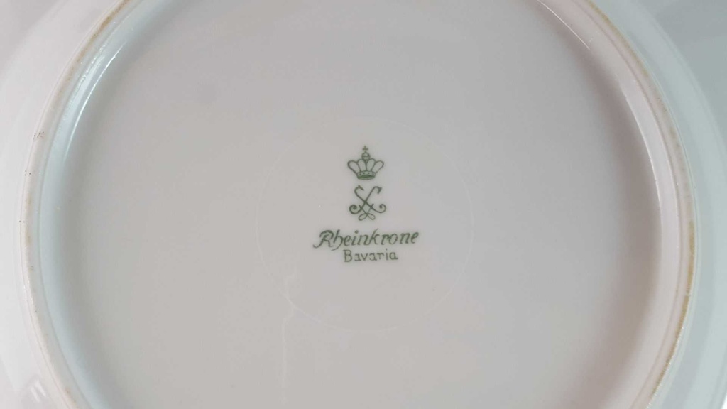 [45815606] Suppenteller Bavaria 4,4 cm Rheinkrone Streublume gebraucht - akzeptabel Bild 6