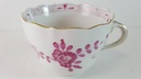 [45815610] Kaffeetasse Tasse Meissen Neuer Ausschnitt Indische Malerei Purpur II. Wahl gebraucht - sehr gut Bild 2