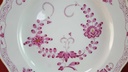 [45815612] Kuchenteller Dessertteller 20,3 cm Meissen Neuer Ausschnitt Indische Malerei Purpur II. Wahl gebraucht - sehr gut Bild 2