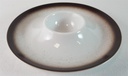 [45815620] Eierbecher mit Schalenablage Brauner Rand gebraucht - sehr gut Bild 2