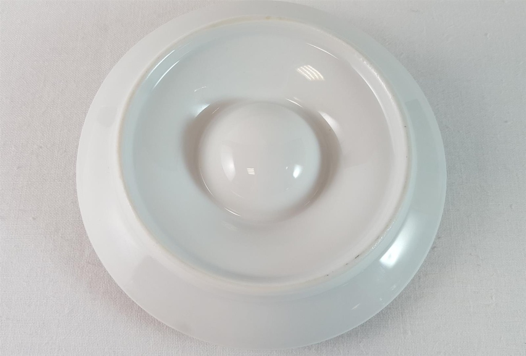 [45815620] Eierbecher mit Schalenablage Brauner Rand gebraucht - sehr gut Bild 3