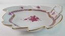 [45815635] Schale Blattschale Herend Ungarn Apponyi Purpur 200 Rosa gebraucht - gut Bild 4