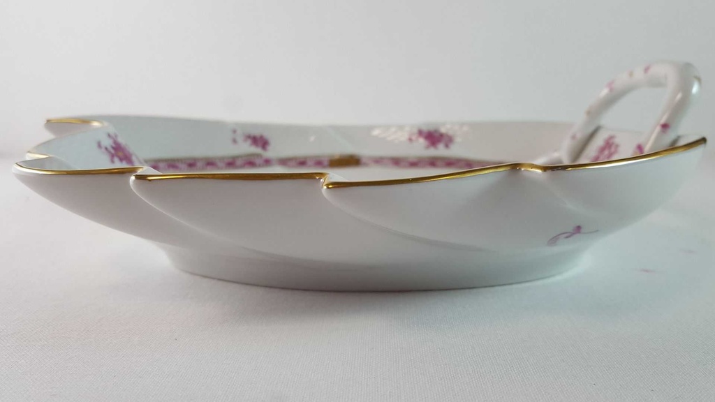 [45815635] Schale Blattschale Herend Ungarn Apponyi Purpur 200 Rosa gebraucht - gut Bild 5