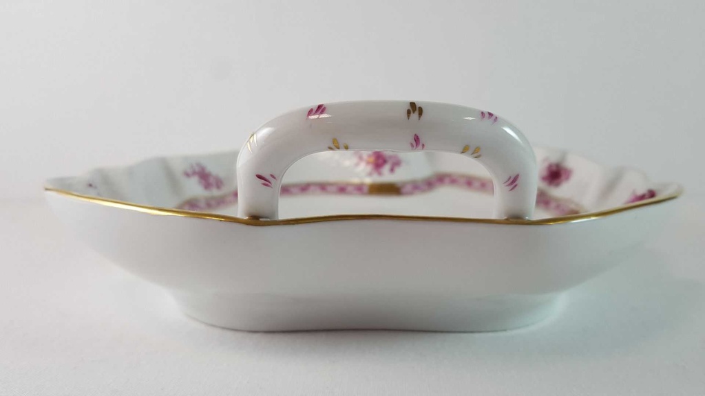 [45815635] Schale Blattschale Herend Ungarn Apponyi Purpur 200 Rosa gebraucht - gut Bild 8