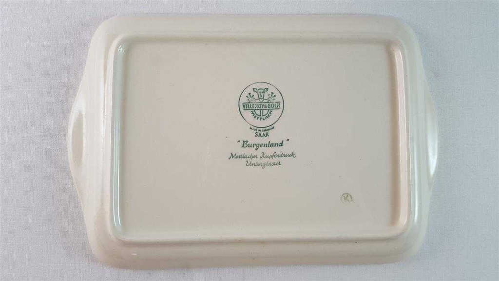 [45815637] Butterplatte Villeroy & Boch Burgenland Blau gebraucht - akzeptabel Bild 7