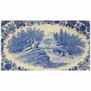 [45815638] Servierplatte Speiseplatte Fleischplatte 25,5x16,8 cm Villeroy & Boch Burgenland Blau gebraucht - akzeptabel Bild 2
