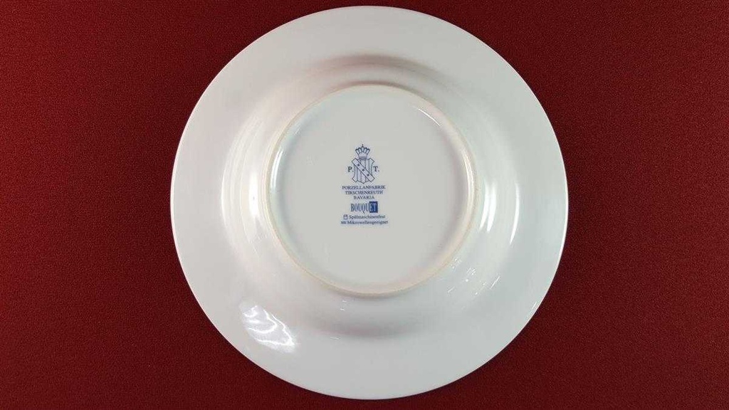 [45815649] Suppenteller 22,8 cm Tirschenreuth Diplomat Bouquet gebraucht - gut Bild 5