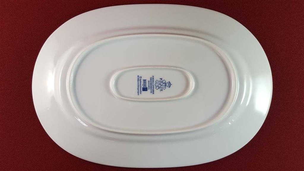 [45815650] Servierplatte 31,4x21,5 cm Tirschenreuth Diplomat Bouquet gebraucht - gut Bild 3