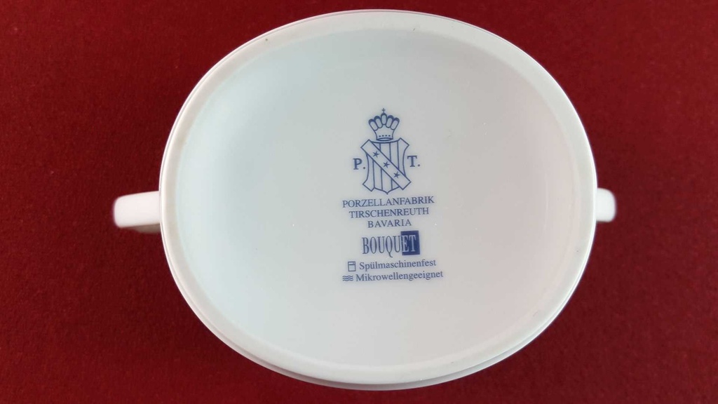 [45815653] Zuckerdose Tirschenreuth Diplomat Bouquet gebraucht - sehr gut Bild 7
