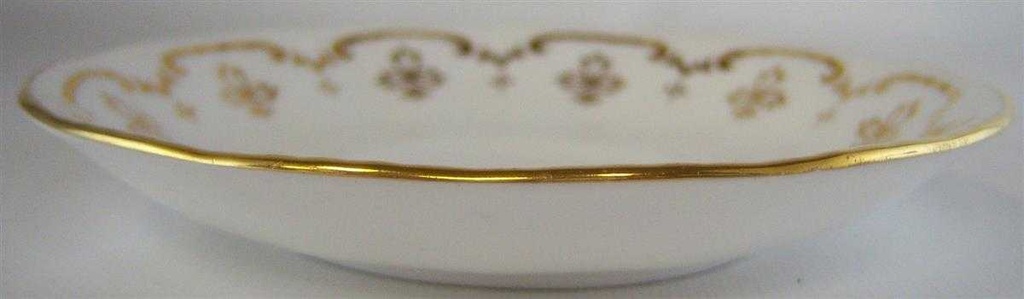 [4581566] Untertasse für Kaffee Goldrand Golddekor 13,8 cm Royal Osborne gebraucht - sehr gut Bild 2