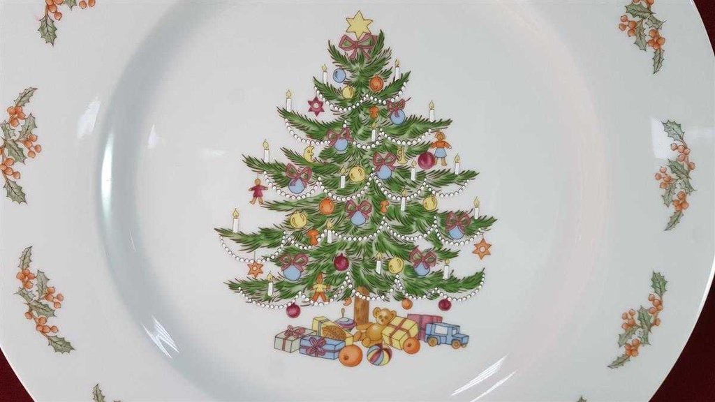 [45815660] Gebäckteller 29,6 cm Eschenbach Weihnachten gebraucht - sehr gut Bild 2