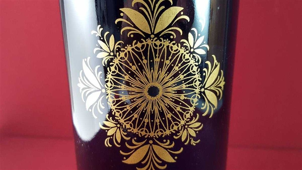 [45815661] Vase Golddekor 28,2 cm Hutschenreuther Hohenberg gebraucht - sehr gut Bild 3