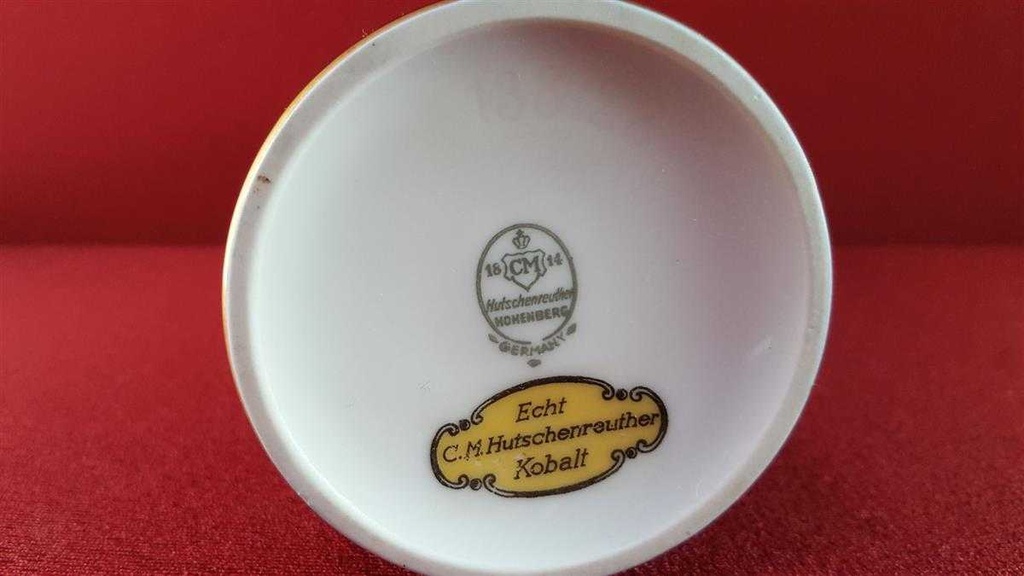 [45815661] Vase Golddekor 28,2 cm Hutschenreuther Hohenberg gebraucht - sehr gut Bild 5