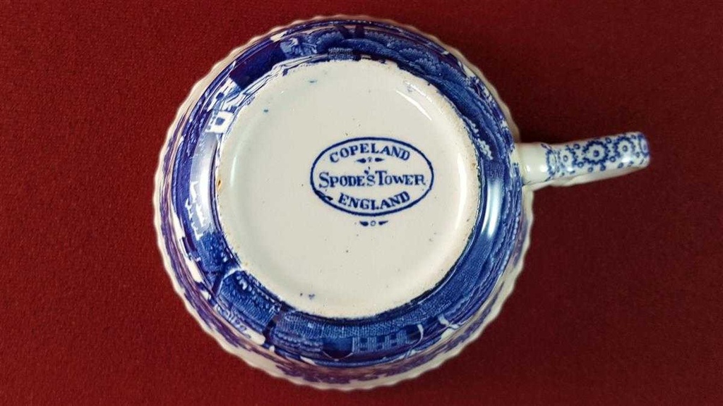 [45815679] Kaffeetasse Tasse Spode Copeland Blue Tower gebraucht - gut Bild 5