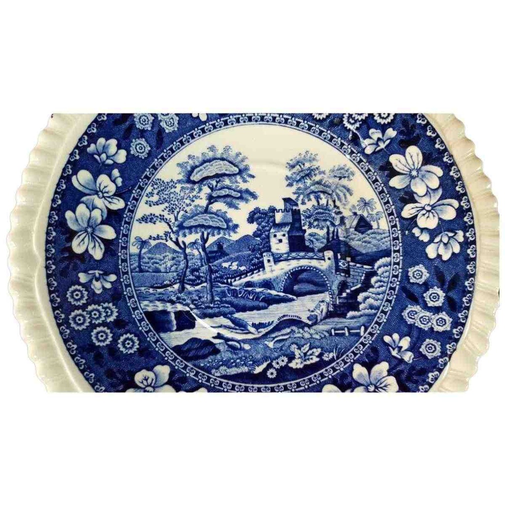 [45815680] Untertasse für Kaffee 14,9 cm Spode Copeland Blue Tower gebraucht - akzeptabel Bild 2