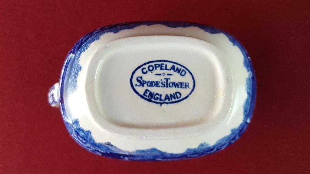 [45815683] Milchkännchen Spode Copeland Blue Tower gebraucht - gut Bild 7