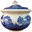 [45815684] Zuckerdose Spode Copeland Blue Tower gebraucht - gut Bild 2