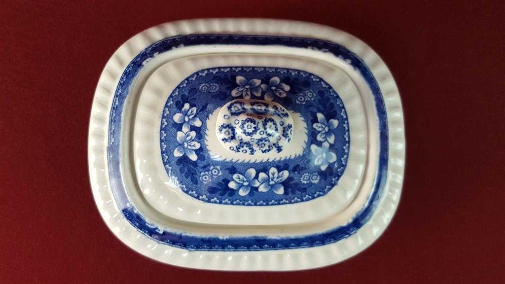 [45815684] Zuckerdose Spode Copeland Blue Tower gebraucht - gut Bild 5