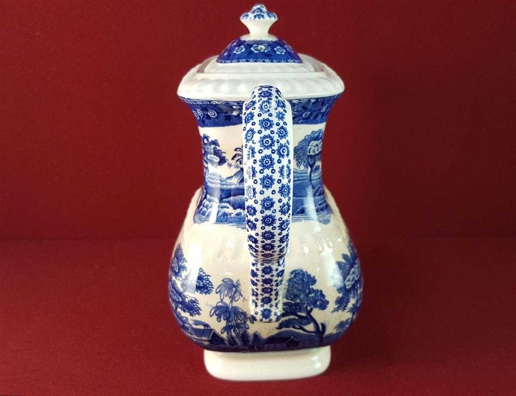 [45815690] Kaffeekanne Kanne 0,8 L Spode Copeland Blue Tower gebraucht - akzeptabel Bild 7