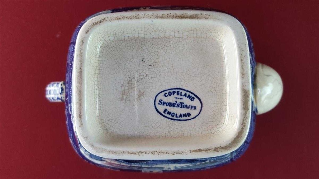 [45815690] Kaffeekanne Kanne 0,8 L Spode Copeland Blue Tower gebraucht - akzeptabel Bild 11