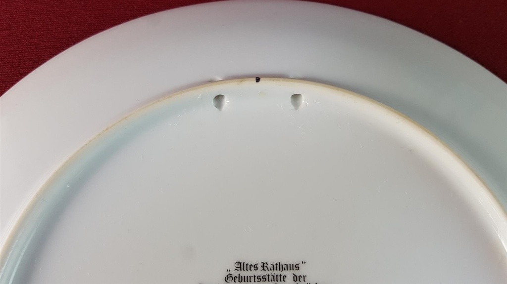 [45815691] Wandteller Sammelteller Altes Rathaus Geburtsstätte Saarbrücken D 24,3 cm Bild 3