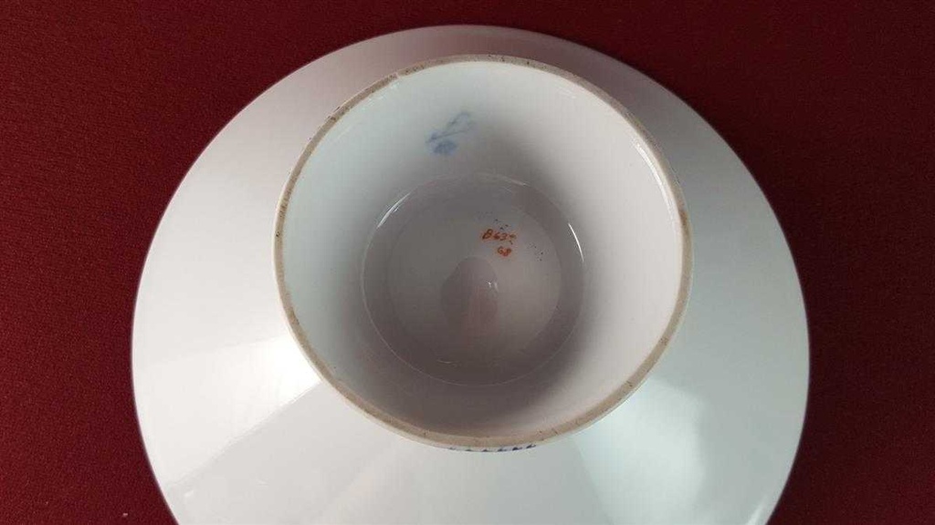 [45815694] Fußschale Snackteller Goldrand Fürstenberg B632 gebraucht - gut Bild 6