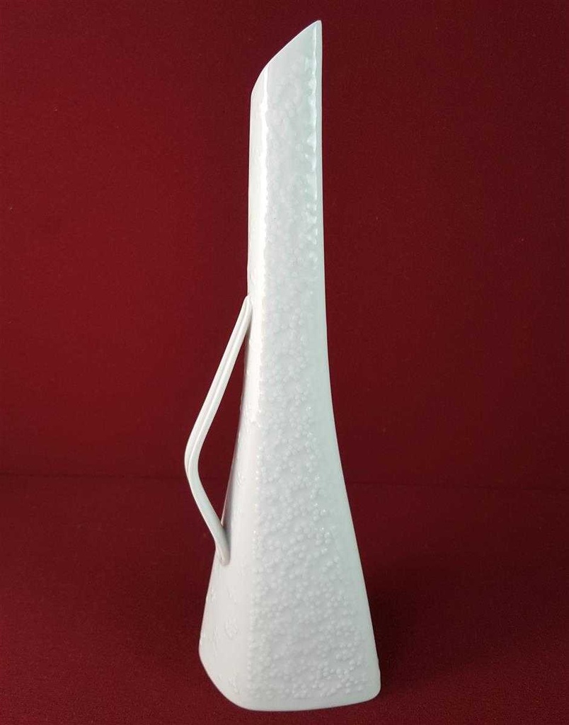 [45815695] Vase Henkelvase 26 cm Hutschenreuther Weiß Selb gebraucht - akzeptabel Bild 3