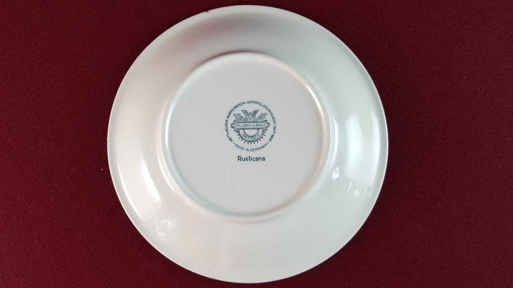 [45815700] Untertasse für Suppe 17,5 cm Villeroy & Boch Rusticana Blau gebraucht - gut Bild 4