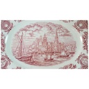 [45815706] Fleischplatte 31x24,6 cm Bristol Hull Ramsgate Historical Ports of England Rot gebraucht - gut Bild 2
