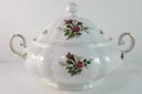 [45815711] Ragoutterrine Suppenterrine Suppenschüssel Servierschüssel 2,1 L Seltmann Weiden Wien Moosrose 26477 gebraucht - sehr gut Bild 3