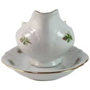 [45815712] Sauciere mit Teller 2tlg Seltmann Weiden Wien Moosrose 26477 gebraucht - sehr gut Bild 2