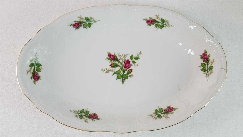 [45815712] Sauciere mit Teller 2tlg Seltmann Weiden Wien Moosrose 26477 gebraucht - sehr gut Bild 6