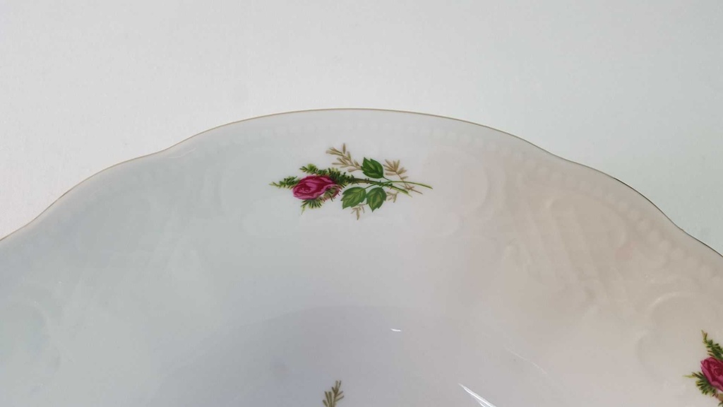 [45815717] Schüssel Servierschüssel 23,5 cm Seltmann Weiden Wien Moosrose 26477 gebraucht - akzeptabel Bild 3