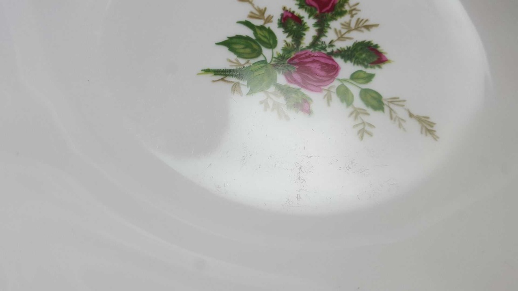 [45815717] Schüssel Servierschüssel 23,5 cm Seltmann Weiden Wien Moosrose 26477 gebraucht - akzeptabel Bild 4