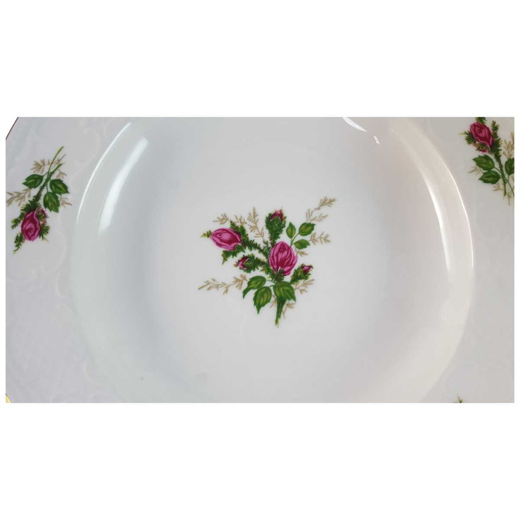 [45815720] Suppenteller 23,3 cm Seltmann Weiden Wien Moosrose 26477 gebraucht - gut Bild 2