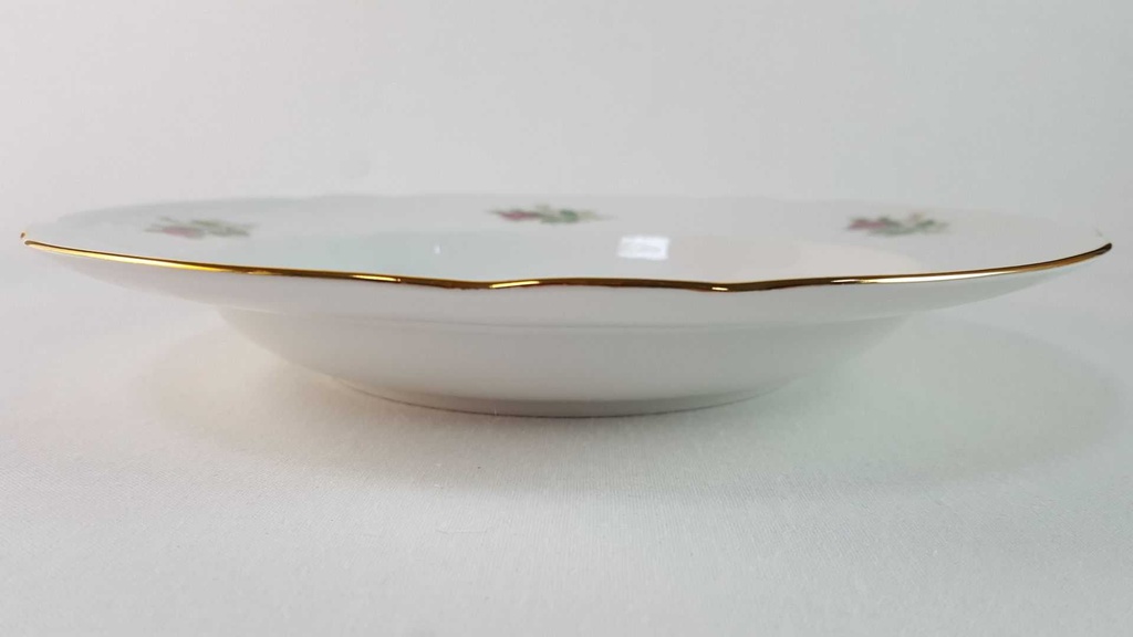 [45815720] Suppenteller 23,3 cm Seltmann Weiden Wien Moosrose 26477 gebraucht - gut Bild 6