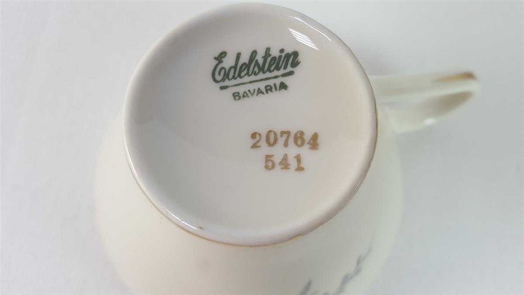 [45815733] Kaffeetasse Tasse Edelstein Bavaria Gräser 20764 Elfenbein gebraucht - gut Bild 4