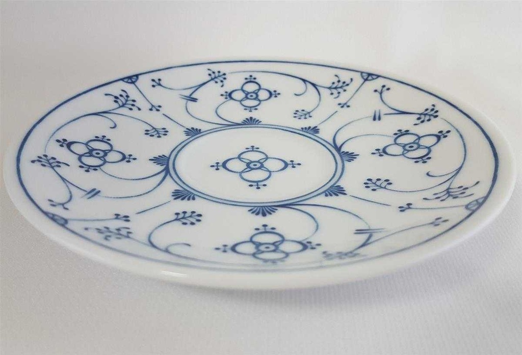 [4581574] Untertasse für Kaffee 14,4 cm Marienbad Ingres Weiss Indisch Blau gebraucht - sehr gut Bild 2