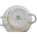 [45815742] Suppentasse Suppenbecher Golddekor Hutschenreuther weiß braun gebraucht - sehr gut Bild 3